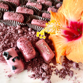 20th Anniversary Exotic Salted Caramels : : Ruby Dipped Assortment-Chocolate-Eclipse Chocolate